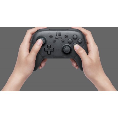 Геймпад Nintendo Switch Pro (45496430528) Black купити в Україні | Telemart фото