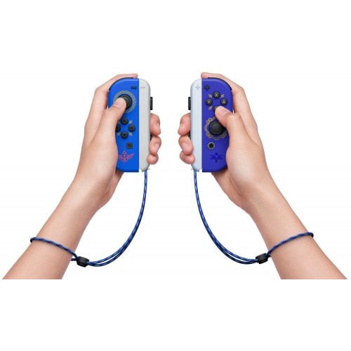 Геймпад Nintendo Switch Joy-Con The Legend of Zelda: Skyward Sword (45496431495) White/Blue купити в Україні | Telemart фото
