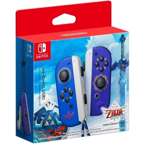 Геймпад Nintendo Switch Joy-Con The Legend of Zelda: Skyward Sword (45496431495) White/Blue купити в Україні | Telemart фото