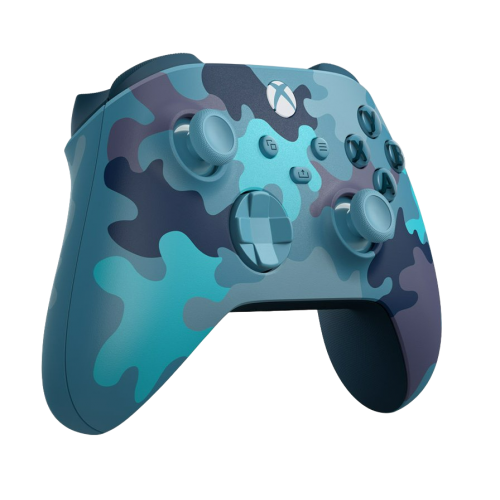 Купить Игровой манипулятор Microsoft Xbox Wireless Controller (889842823967) Camo Blue - цена в Харькове, Киеве, Днепре, Одессе
в интернет-магазине Telemart фото