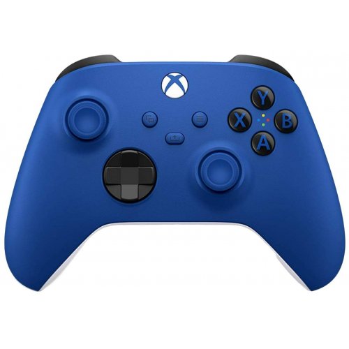Купить Игровой манипулятор Microsoft Xbox Wireless Controller (889842654752) Shock Blue - цена в Харькове, Киеве, Днепре, Одессе
в интернет-магазине Telemart фото
