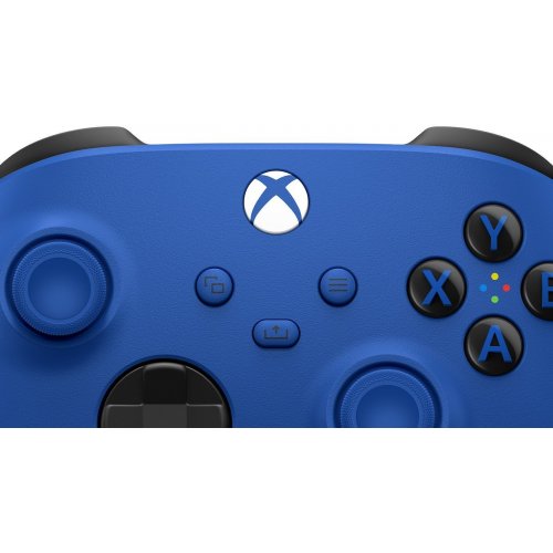 Купить Игровой манипулятор Microsoft Xbox Wireless Controller (889842654752) Shock Blue - цена в Харькове, Киеве, Днепре, Одессе
в интернет-магазине Telemart фото