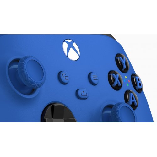 Купить Игровой манипулятор Microsoft Xbox Wireless Controller (889842654752) Shock Blue - цена в Харькове, Киеве, Днепре, Одессе
в интернет-магазине Telemart фото