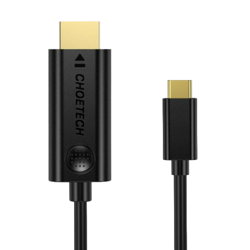 Купить Кабель Choetech USB Type-C to HDMI M/M 4K 3m (XCH-0030BK) Black - цена в Харькове, Киеве, Днепре, Одессе
в интернет-магазине Telemart фото