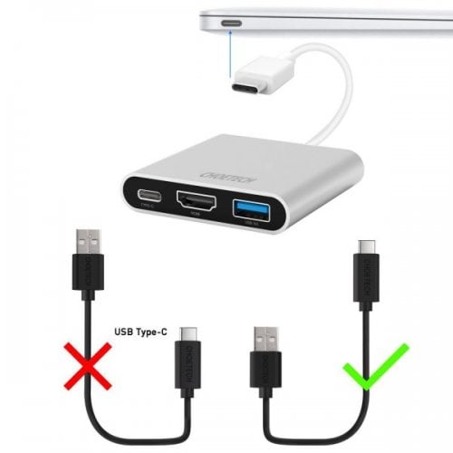 Купити Кабель Choetech USB 2.0 to USB Type-C 1m (AC0002) Black - ціна в Києві, Львові, Вінниці, Хмельницькому, Франківську, Україні | інтернет-магазин TELEMART.UA фото