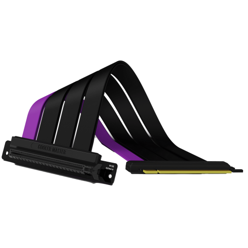 Райзер Cooler Master MasterAccessory Riser Cable PCIe 4.0 (MCA-U000C-KPCI40-300) Black купити в Україні: Київ, Львів, Хмельницький, Тернопіль, Івано-Франківськ | Низька ціна, відгуки, характеристики від TELEMART фото