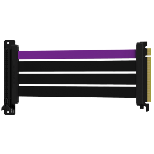 Райзер Cooler Master MasterAccessory Riser Cable PCIe 4.0 (MCA-U000C-KPCI40-300) Black купити в Україні: Київ, Львів, Хмельницький, Тернопіль, Івано-Франківськ | Низька ціна, відгуки, характеристики від TELEMART фото