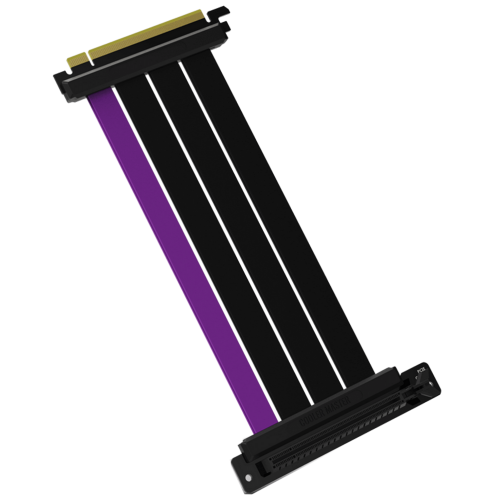 Райзер Cooler Master MasterAccessory Riser Cable PCIe 4.0 (MCA-U000C-KPCI40-300) Black купити в Україні: Київ, Львів, Хмельницький, Тернопіль, Івано-Франківськ | Низька ціна, відгуки, характеристики від TELEMART фото
