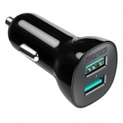 Автомобільний зарядний пристрій Choetech 2 x USB 36W (C0051-BK) Black