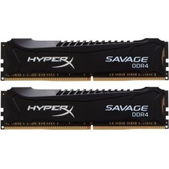 ОЗУ Kingston DDR4 16Gb (4x4GB) 2133Mhz HyperX Savage Black (HX421C13SBK4/16)