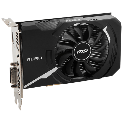 Продать Видеокарта MSI GeForce GT 1030 AERO ITX OC 2048MB (GT 1030 AERO ITX 2GD4 OC FR) Factory Recertified по Trade-In интернет-магазине Телемарт - Киев, Днепр, Украина фото
