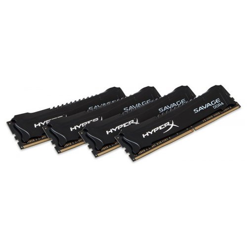 Продать ОЗУ Kingston DDR4 32Gb (4x8GB) 2800Mhz HyperX Savage Black (HX428C14SBK4/32) по Trade-In интернет-магазине Телемарт - Киев, Днепр, Украина фото