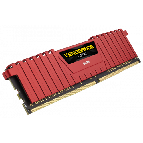 Фото ОЗУ Corsair DDR4 16GB (2x8GB) 3000Mhz Vengeance LPX (CMK16GX4M2B3000C15R) Red