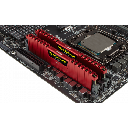 Фото ОЗП Corsair DDR4 16GB (2x8GB) 3000Mhz Vengeance LPX (CMK16GX4M2B3000C15R) Red