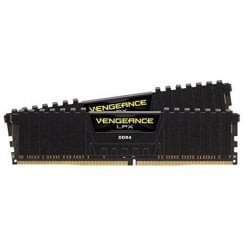 Фото Corsair DDR4 8GB (2x4GB) 2666Mhz Vengeance LPX (CMK8GX4M2A2666C16) Black