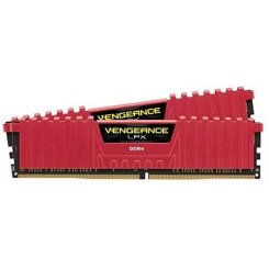 Фото Corsair DDR4 8GB (2x4GB) 2400Mhz Vengeance LPX Red (CMK8GX4M2A2400C14R)