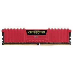 Фото Corsair DDR4 8GB 2400Mhz Vengeance LPX Red (CMK8GX4M1A2400C14R)