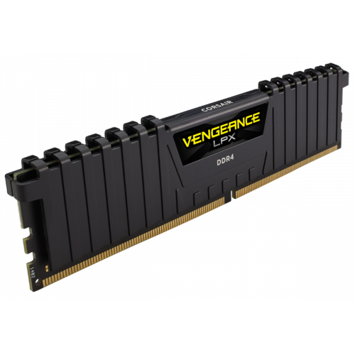 Фото ОЗП Corsair DDR4 8GB 2666Mhz Vengeance LPX (CMK8GX4M1A2666C16) Black