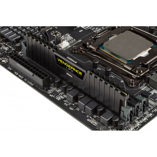 Photo RAM Corsair DDR4 8GB 2666Mhz Vengeance LPX (CMK8GX4M1A2666C16) Black