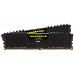 ОЗУ Corsair DDR4 16GB (2x8GB) 2666Mhz Vengeance LPX (CMK16GX4M2A2666C16) Black