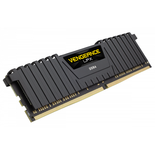 Фото ОЗУ Corsair DDR4 16GB (2x8GB) 2666Mhz Vengeance LPX (CMK16GX4M2A2666C16) Black