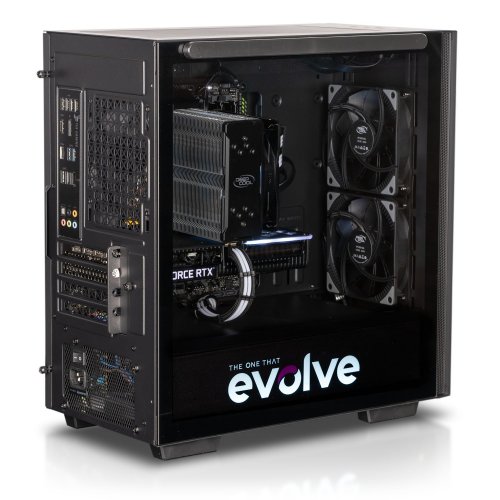 Продать Компьютер EVOLVE CyberPart Silver B (EVCP-GSBi1010FN165-8S480GBk) Black по Trade-In интернет-магазине Телемарт - Киев, Днепр, Украина фото