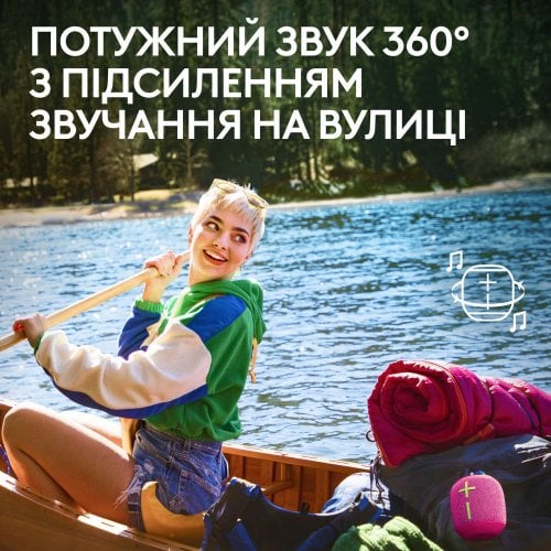 Портативна акустика Ultimate Ears Wonderboom 3 (L984-001830) Performance Blue купити в Україні | Telemart фото