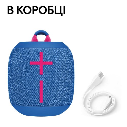 Портативна акустика Ultimate Ears Wonderboom 3 (L984-001830) Performance Blue купити в Україні | Telemart фото