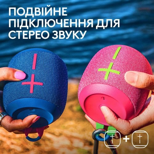 Купить Портативная акустика Ultimate Ears Wonderboom 3 (L984-001831) Hyper Pink - цена в Харькове, Киеве, Днепре, Одессе
в интернет-магазине Telemart фото