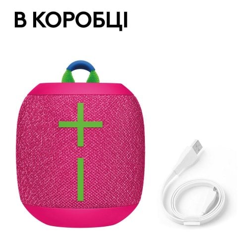 Купить Портативная акустика Ultimate Ears Wonderboom 3 (L984-001831) Hyper Pink - цена в Харькове, Киеве, Днепре, Одессе
в интернет-магазине Telemart фото