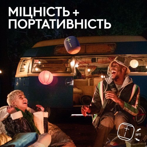 Портативная акустика Ultimate Ears Wonderboom 3 (L984-001829) Active Black купить в Украине | Telemart фото