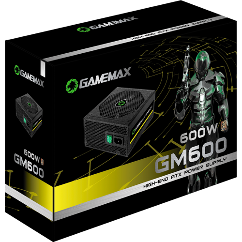 Фото Блок живлення GAMEMAX GM-600 600W (GM-600)