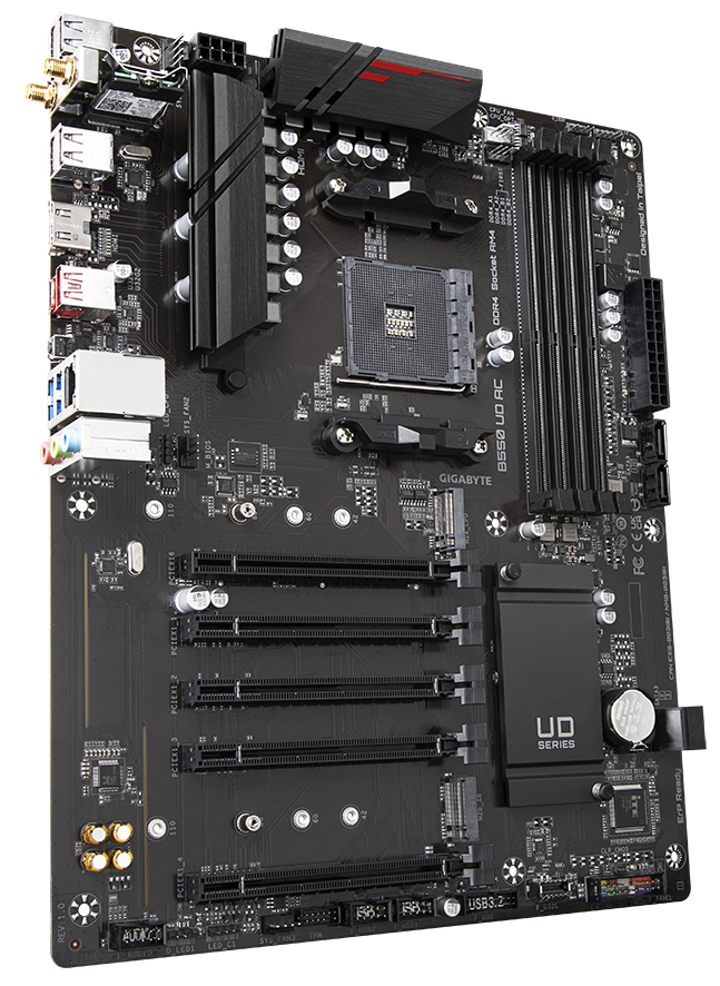 Купить Motherboard Gigabyte B550 UD AC (sAM4, AMD B550) с проверкой ...