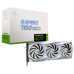 Відеокарта MSI GeForce RTX 4070 Ti GAMING TRIO 12288MB (RTX 4070 Ti GAMING TRIO WHITE 12G)