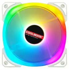 Кулер для корпуса Coolmoon Dual Oval II RGB (CM-SJ2)