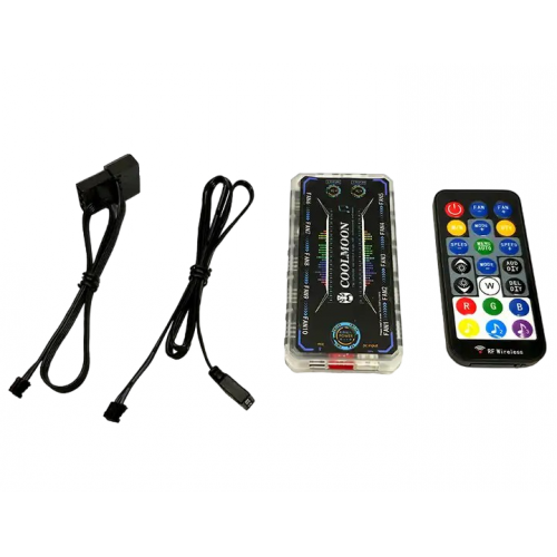 Купити Контролер Coolmoon music ARGB controller (CM-MUSIC-HU1) - ціна в Києві, Львові, Вінниці, Хмельницькому, Франківську, Україні | інтернет-магазин TELEMART.UA фото