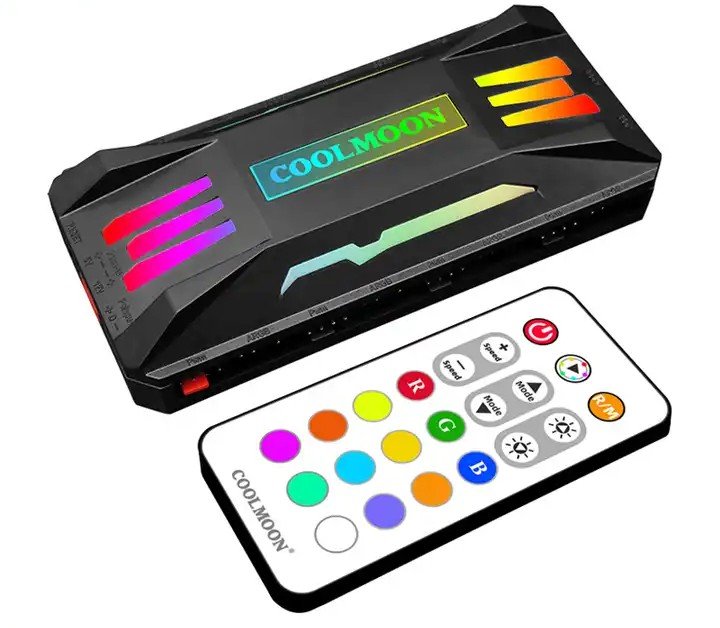 Контроллер Coolmoon PWM ARGB controller (CM-PA1-B): обзор ...