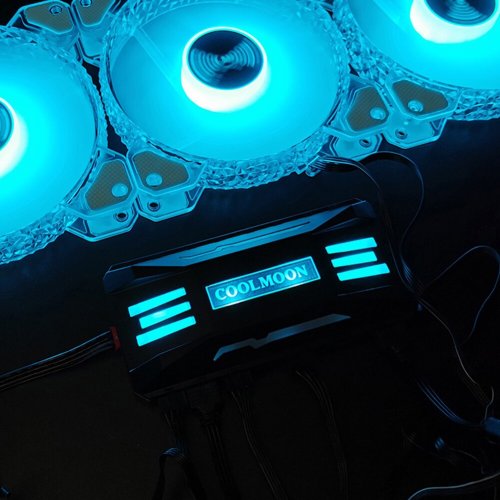 Купити Контролер Coolmoon PWM ARGB music controller (CM-PA2-B) - ціна в Києві, Львові, Вінниці, Хмельницькому, Франківську, Україні | інтернет-магазин TELEMART.UA фото