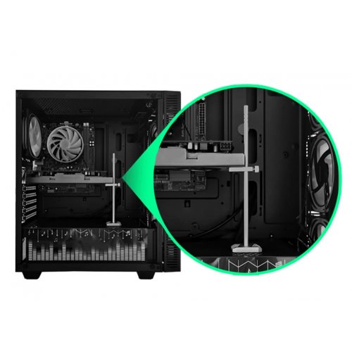 Купить Держатель для видеокарты Coolmoon CM-VT192 Aluminum Alloy Black - цена в Харькове, Киеве, Днепре, Одессе
в интернет-магазине Telemart фото