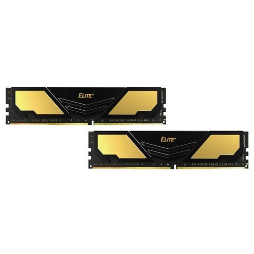 Фото ОЗП Team DDR4 16Gb (2x8GB) 2400Mhz Elite Plus Black (TPD416G2400HC16DC01)