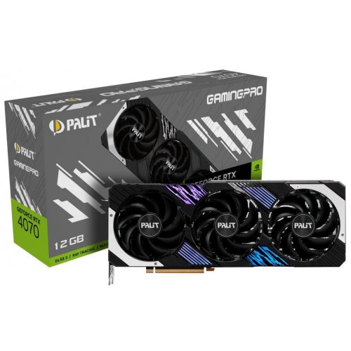 Photo Video Graphic Card Palit GeForce RTX 4070 GamingPro 12288MB (NED4070019K9-1043A)
