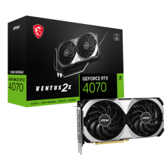 Видеокарта MSI GeForce RTX 4070 VENTUS 2X 12288MB (RTX 4070 12GB VENTUS 2X)