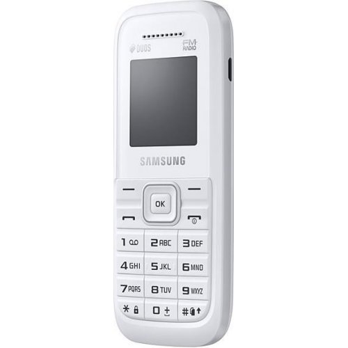 Купить Мобильный телефон Samsung B110E Duos White - цена в Харькове, Киеве, Днепре, Одессе
в интернет-магазине Telemart фото