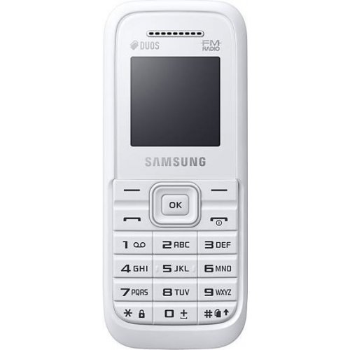Купить Мобильный телефон Samsung B105E White - цена в Харькове, Киеве, Днепре, Одессе
в интернет-магазине Telemart фото