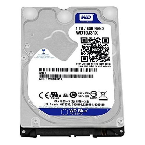 Продати Жорсткий диск Western Digital Blue SSHD 1TB 64MB 2.5" (WD10J31X) за Trade-In у інтернет-магазині Телемарт - Київ, Дніпро, Україна фото