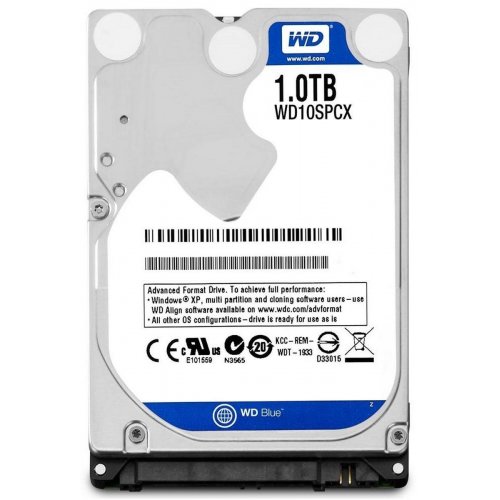 Продати Жорсткий диск Western Digital Blue Mobile 1TB 16MB 2.5" (WD10SPCX) за Trade-In у інтернет-магазині Телемарт - Київ, Дніпро, Україна фото