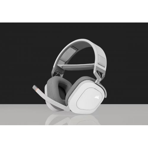 Купить Наушники Corsair HS80 RGB Wireless (CA-9011236-EU) White - цена в Харькове, Киеве, Днепре, Одессе
в интернет-магазине Telemart фото