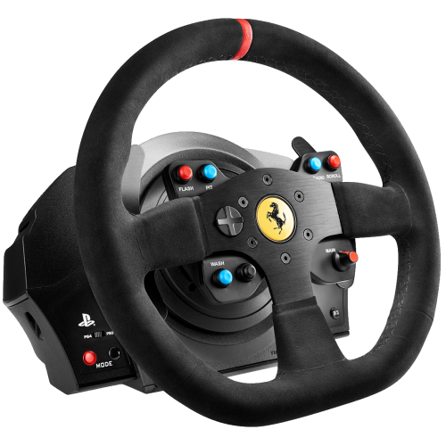 Купити Кермо та педалі Thrustmaster T300 Ferrari Integral RW Alcantara edition (4160652) - ціна в Києві, Львові, Вінниці, Хмельницькому, Франківську, Україні | інтернет-магазин TELEMART.UA фото