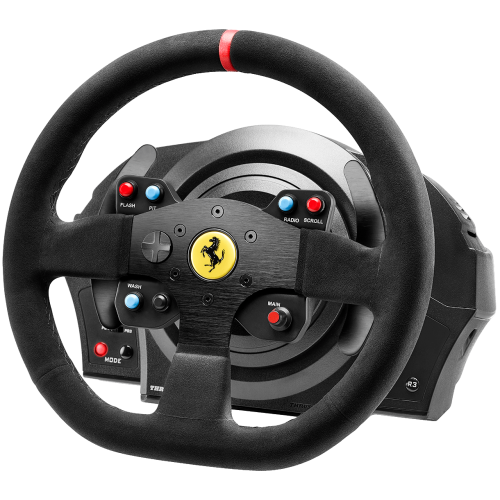 Купити Кермо та педалі Thrustmaster T300 Ferrari Integral RW Alcantara edition (4160652) - ціна в Києві, Львові, Вінниці, Хмельницькому, Франківську, Україні | інтернет-магазин TELEMART.UA фото