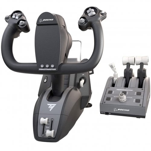 Купить Джойстик с рычагом управления двигателем Thrustmaster TCA Yoke Boeing Edition (4460210) - цена в Харькове, Киеве, Днепре, Одессе
в интернет-магазине Telemart фото